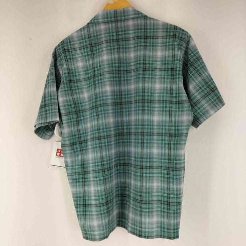 ブラウンバイツータックス BROWN by 2-tacs WOOL NYLON DRY CHECK  OPEN COLLAR S/S シャツ メンズ JPN:M